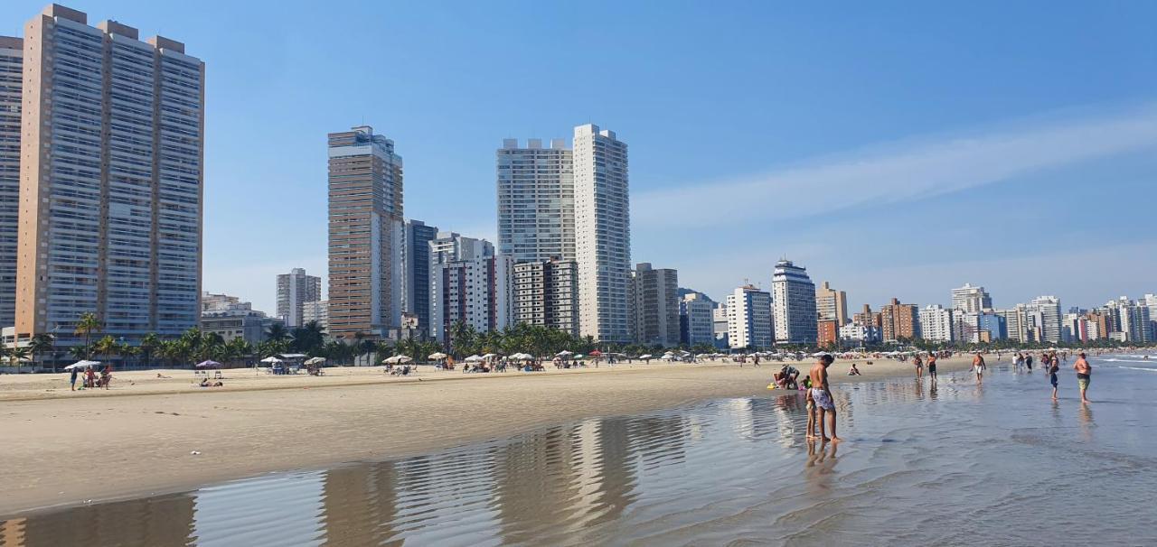 Apartamento Kit Praia Grande Na Guilhermina Frente Mar Apartment Exterior foto