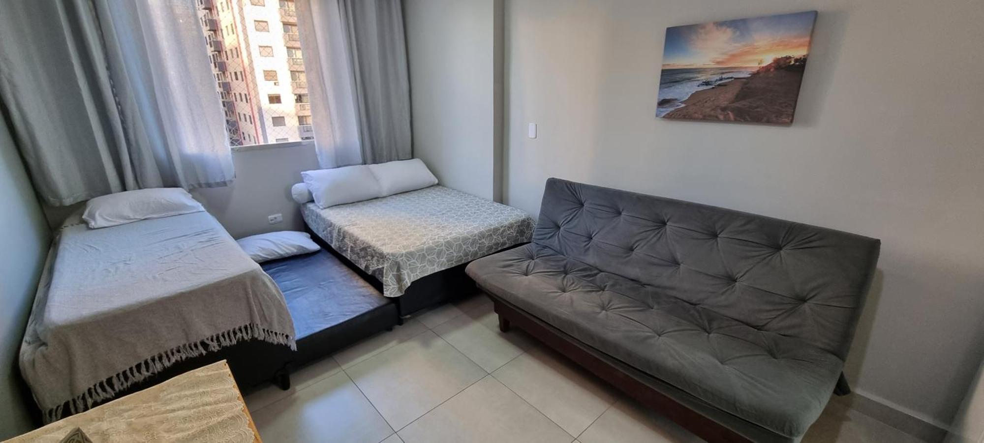 Apartamento Kit Praia Grande Na Guilhermina Frente Mar Apartment Exterior foto